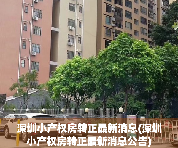 深圳小产权房转正最新消息(深圳小产权房转正最新消息公告)