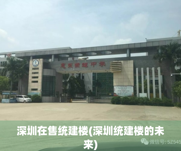 深圳在售统建楼(深圳统建楼的未来)