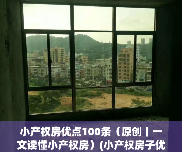 小产权房优点100条（原创丨一文读懂小产权房）(小产权房子优缺点)