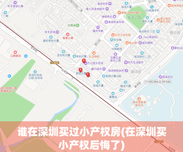 谁在深圳买过小产权房(在深圳买小产权后悔了)