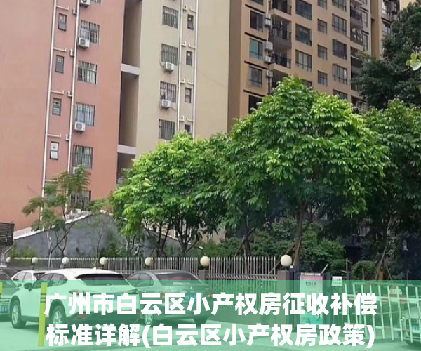 广州市白云区小产权房征收补偿标准详解(白云区小产权房政策)