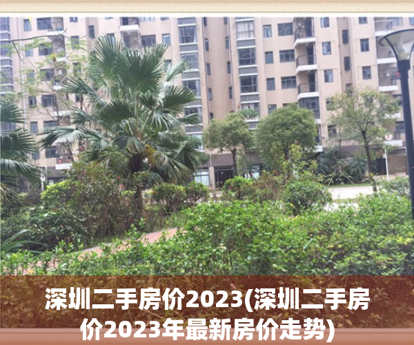 深圳二手房价2023(深圳二手房价2023年最新房价走势)