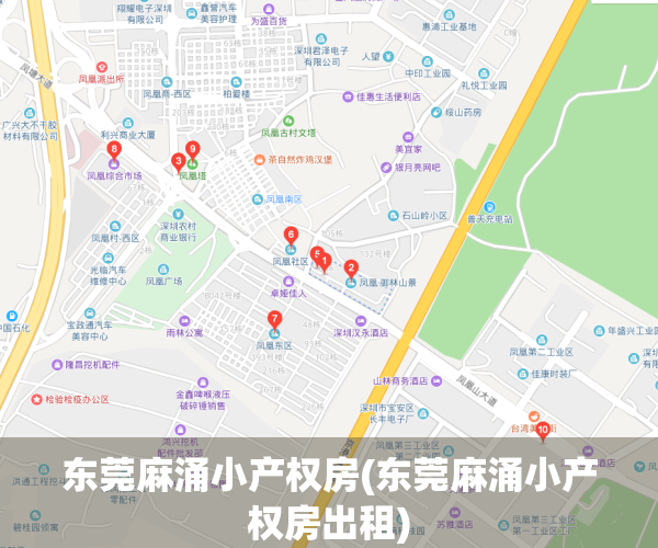 东莞麻涌小产权房(东莞麻涌小产权房出租)