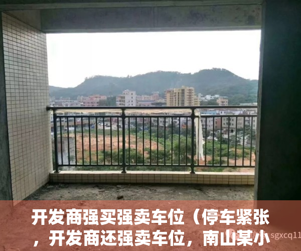 开发商强买强卖车位（停车紧张，开发商还强卖车位，南山某小区二审胜诉：车位归业主）