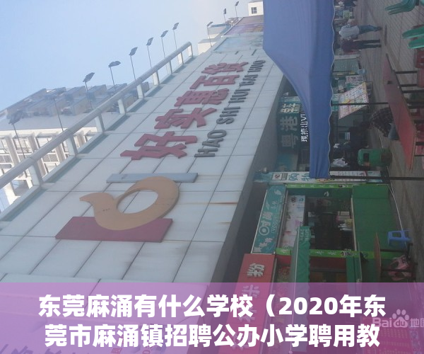 东莞麻涌有什么学校（2020年东莞市麻涌镇招聘公办小学聘用教师公告）