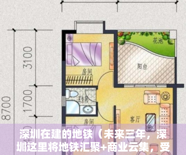 深圳在建的地铁（未来三年，深圳这里将地铁汇聚+商业云集，受益的小产权房一览）