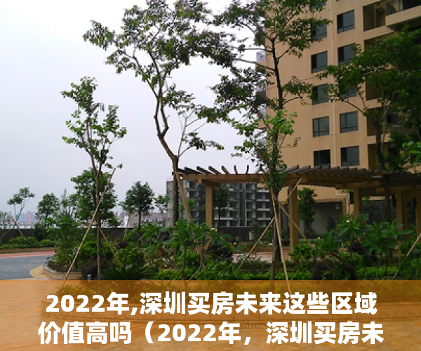 2022年,深圳买房未来这些区域价值高吗（2022年，深圳买房未来这些区域价值高！）