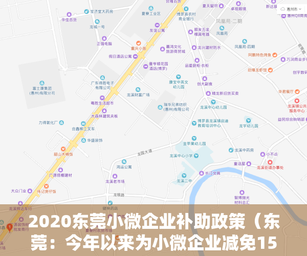 2020东莞小微企业补助政策（东莞：今年以来为小微企业减免15亿元支付手续费）