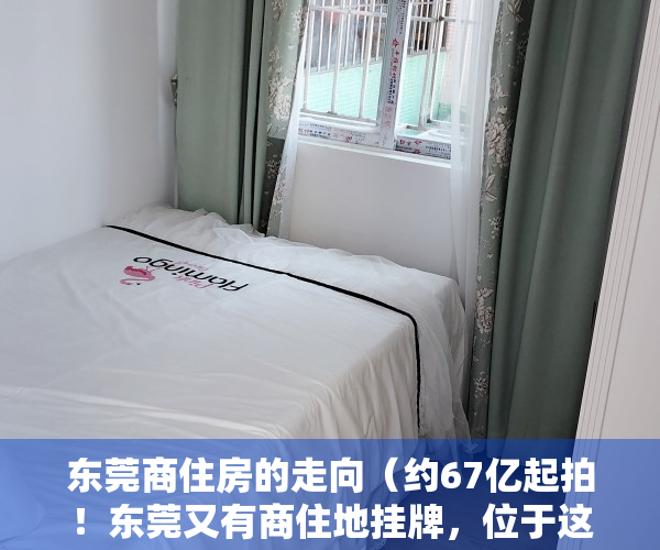 东莞商住房的走向（约67亿起拍！东莞又有商住地挂牌，位于这个镇中心片区！）