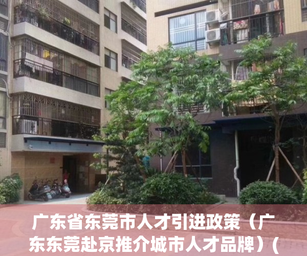 广东省东莞市人才引进政策（广东东莞赴京推介城市人才品牌）(东莞市人才准入政策)