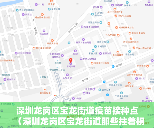 深圳龙岗区宝龙街道疫苗接种点（深圳龙岗区宝龙街道那些拄着拐杖上防疫一线的“小红小蓝”）