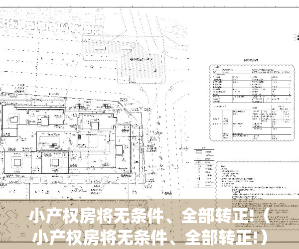 小产权房将无条件、全部转正!（小产权房将无条件、全部转正!）(小产权房转正最新政策官方公布)