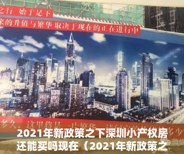 2021年新政策之下深圳小产权房还能买吗现在（2021年新政策之下深圳小产权房还能买吗？）