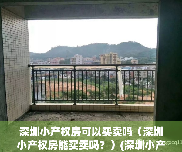 深圳小产权房可以买卖吗（深圳小产权房能买卖吗？）(深圳小产权房能不能买卖)