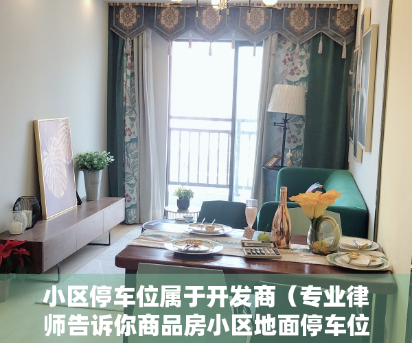 小区停车位属于开发商（专业律师告诉你商品房小区地面停车位属于开发商所有还是业主共有）