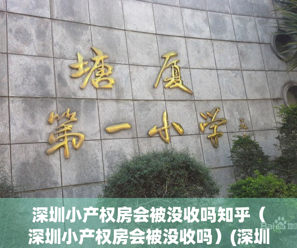 深圳小产权房会被没收吗知乎（深圳小产权房会被没收吗）(深圳小产权房最新政策政府全部收走)