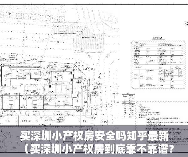 买深圳小产权房安全吗知乎最新（买深圳小产权房到底靠不靠谱？有没有保障听听房产专家怎么说）