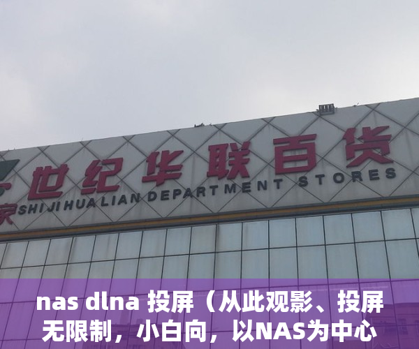 nas dlna 投屏（从此观影、投屏无限制，小白向，以NAS为中心，家庭网络大改造）