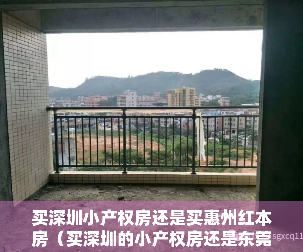 买深圳小产权房还是买惠州红本房（买深圳的小产权房还是东莞惠州的商品房比较值得呢？）