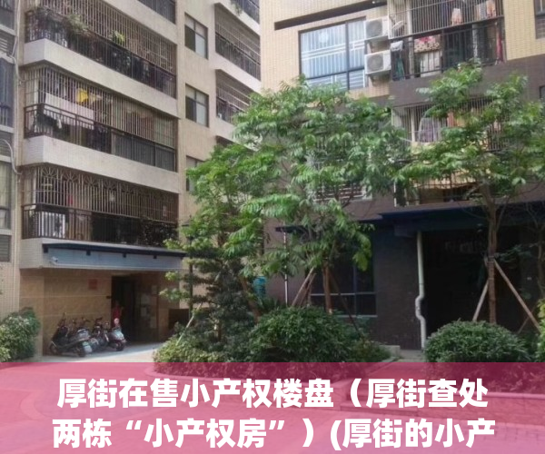 厚街在售小产权楼盘（厚街查处两栋“小产权房”）(厚街的小产权房子好不好卖)