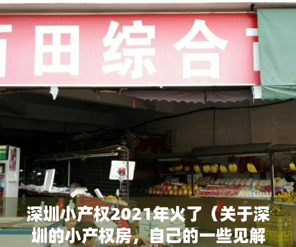 深圳小产权2021年火了（关于深圳的小产权房，自己的一些见解和认知）(现在深圳小产权房的价格是多少)