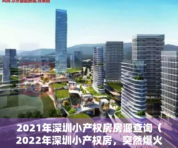 2021年深圳小产权房房源查询（2022年深圳小产权房，突然爆火 深圳紧急出手了！）